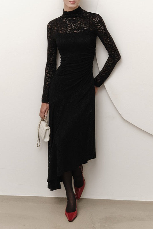 Lace Long Sleeve Maxi Dress 5