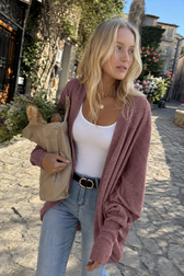 Solid Color Mid Length Cardigan