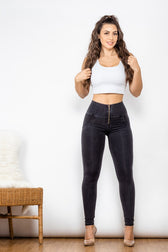 High-Waist Denim Jeans