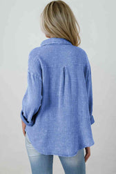 Blouse Textured With Buttons
