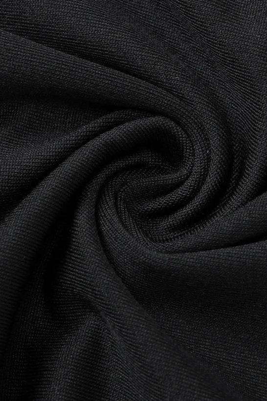 Vintage Flared Full Sleeve Pleated Maxi Dress