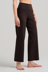 Breathable Straight Leg Loose High Waist Yoga Pants