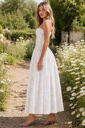Ditsy Floral Slim Fit Slip Dress