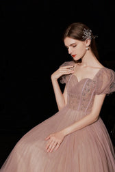 Chiffon Empire Waist Prom Dress
