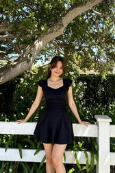 Chic Skirted Tummy Control One Piece Swimsuit