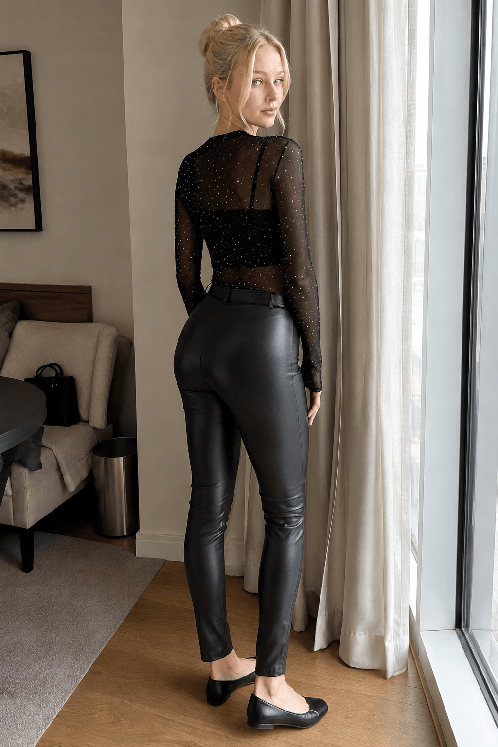 Sheer Mesh Top