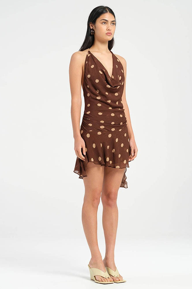 Halter-Neck Mini Dress