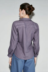 Pure Linen Textured Blouse