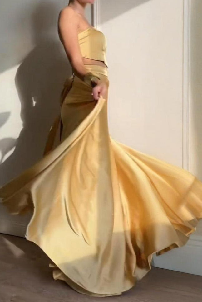 Belted Sleeveless Formal Dress - View 4
