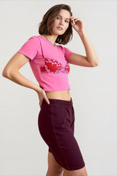 Lingerie Graphic Slim T-shirts