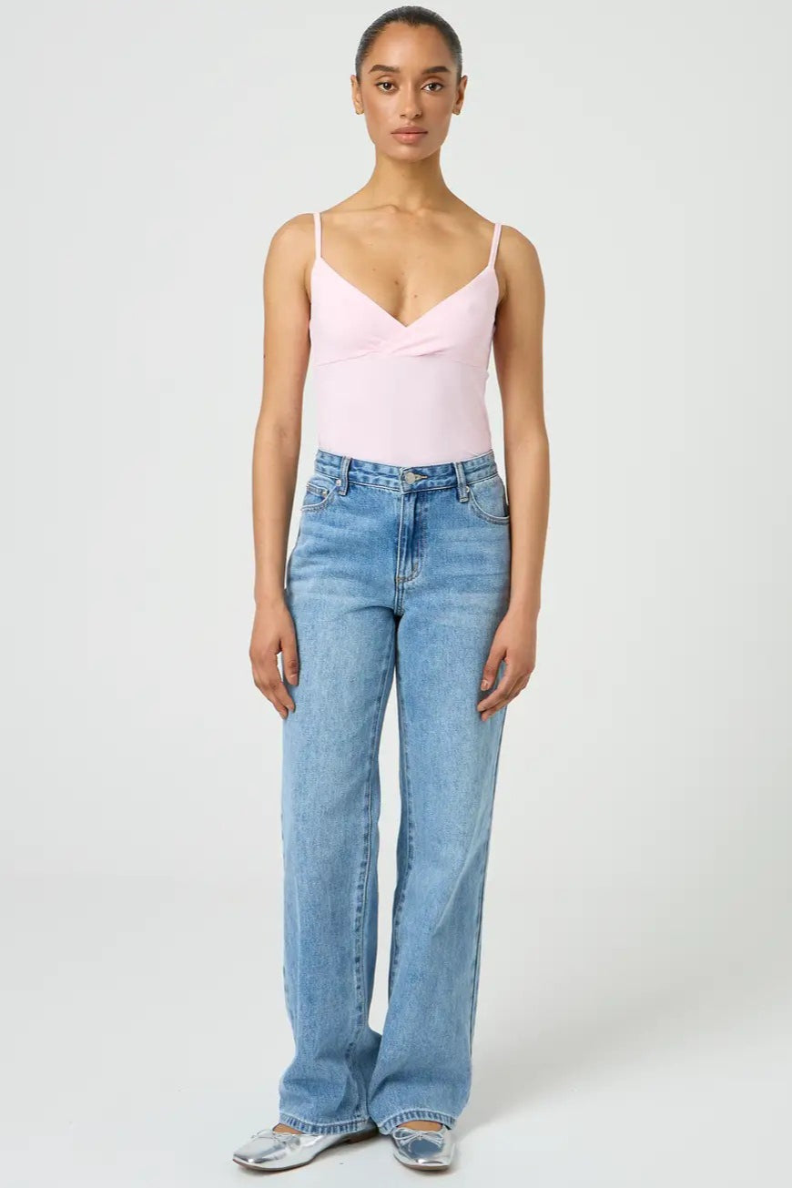 Deep V-Neck Crop Top
