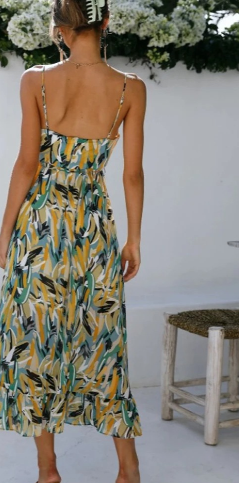 Helena Colorful Dress For Classic Dress with Premium Casual Styling