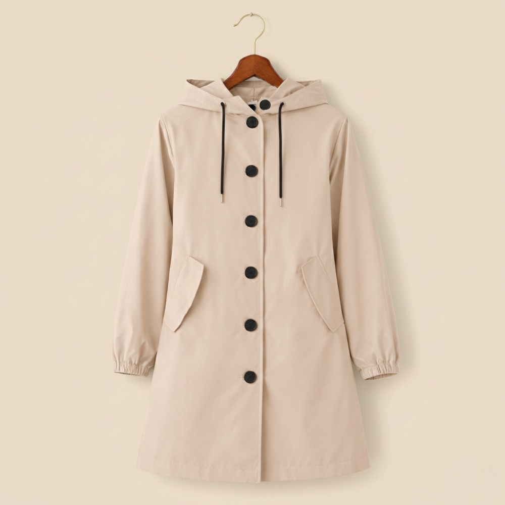 Loose-Fit Hooded Windbreaker