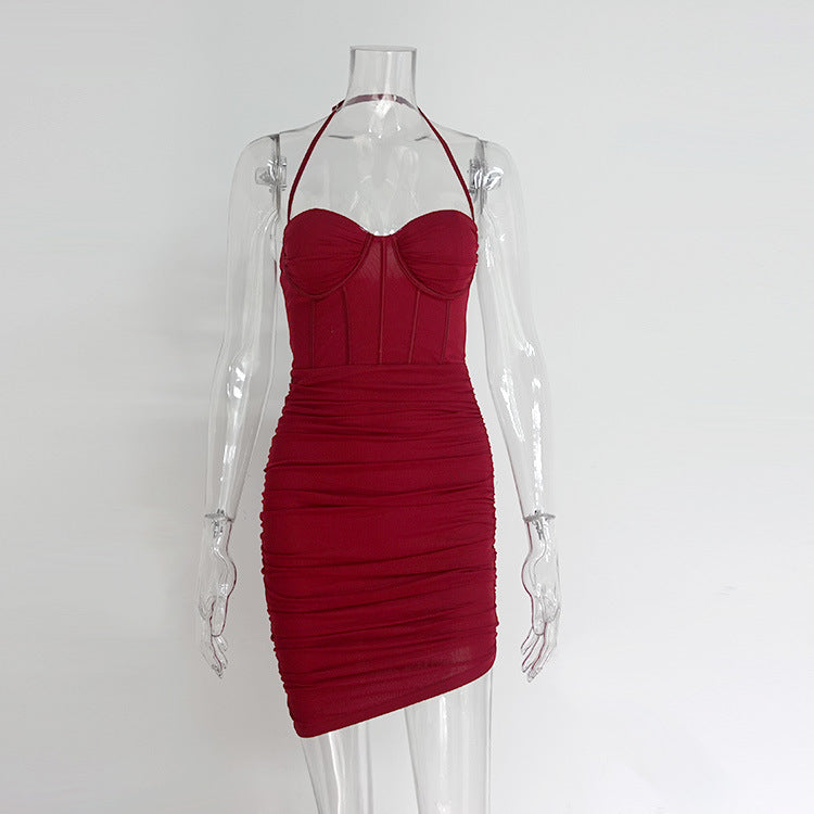 City Chic Dress Maroon