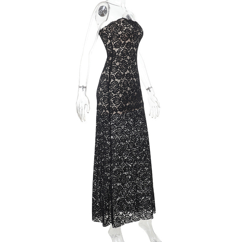 Veloura Maxi Dress-Black