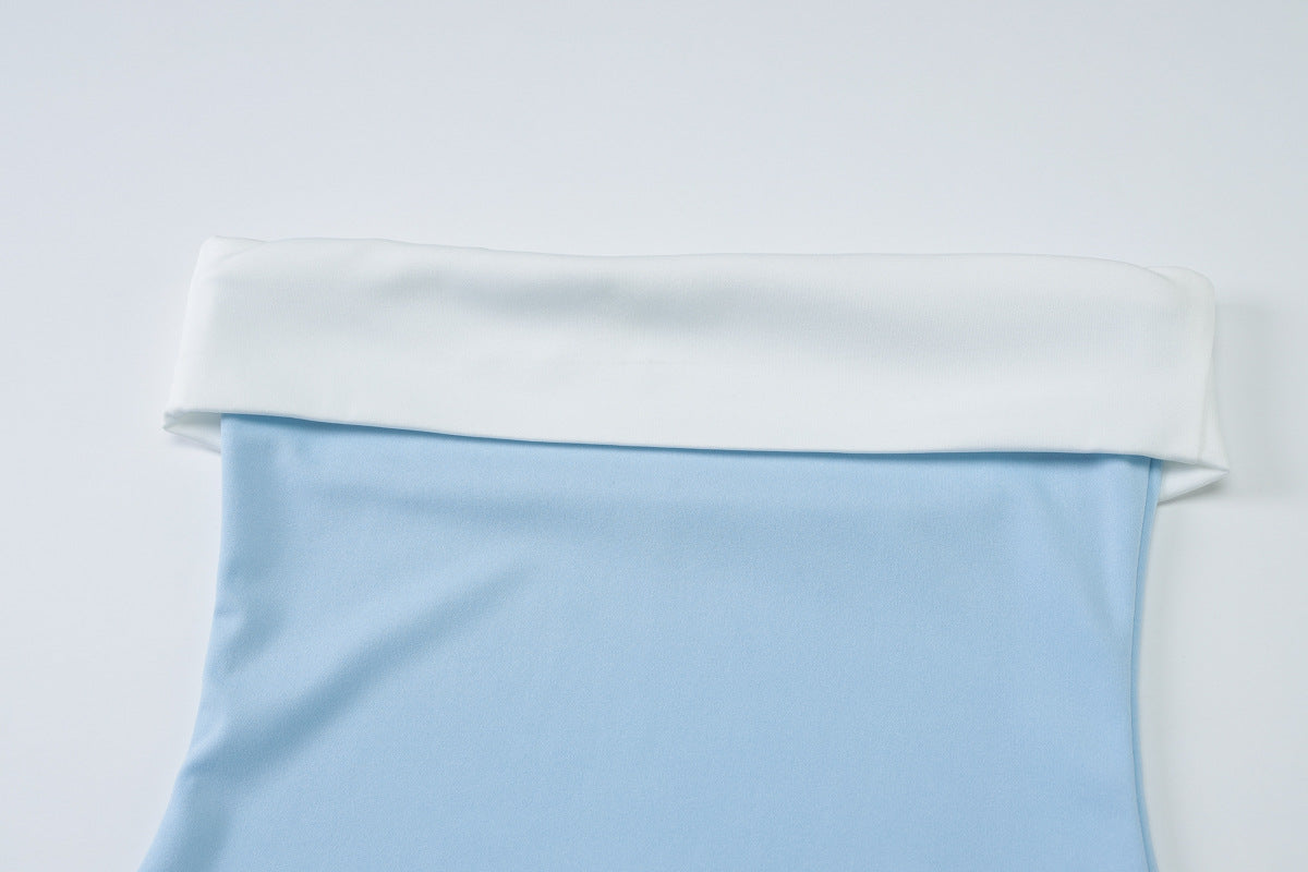 Venetia Mini Dress - Blue