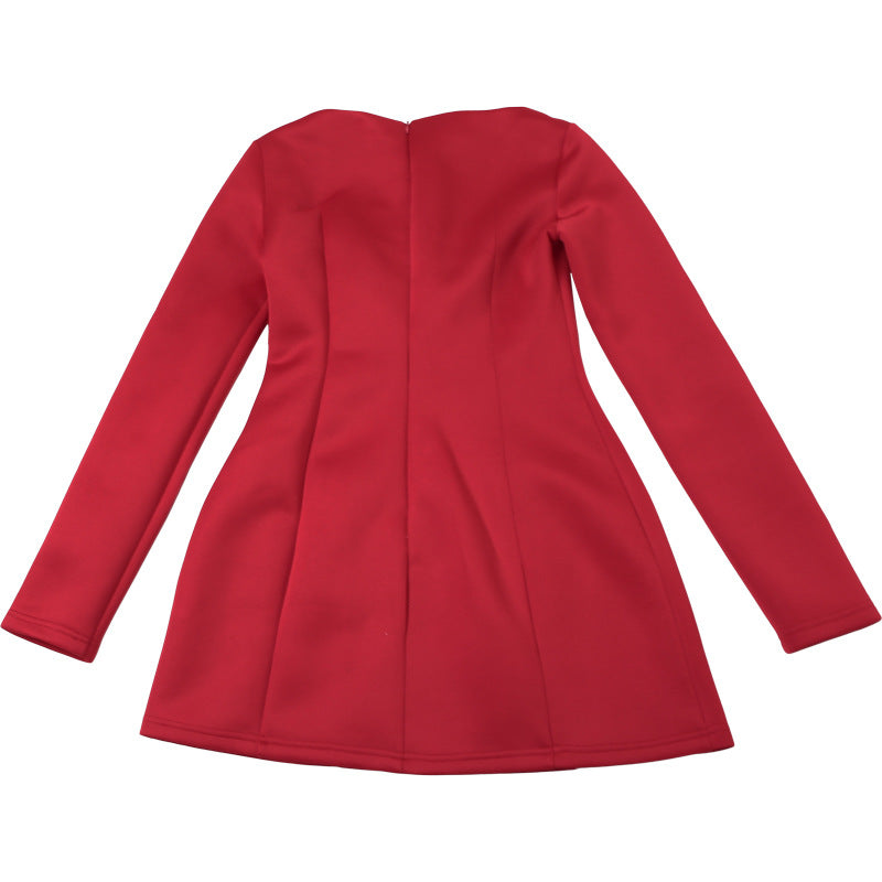 Red Chemistry Mini Dress - Red