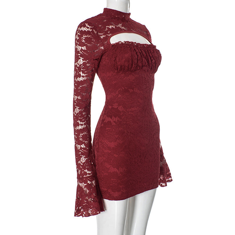 Ingram Mini Dress - Maroon