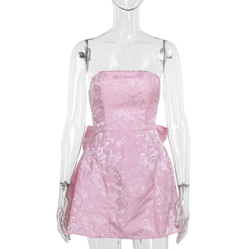 Antalya Mini Dress-Pink