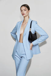 Purple Double Breasted Pant Suit