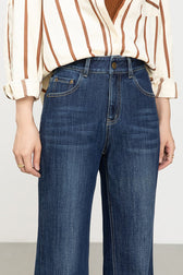 High-Waist Flared Denim Jeans