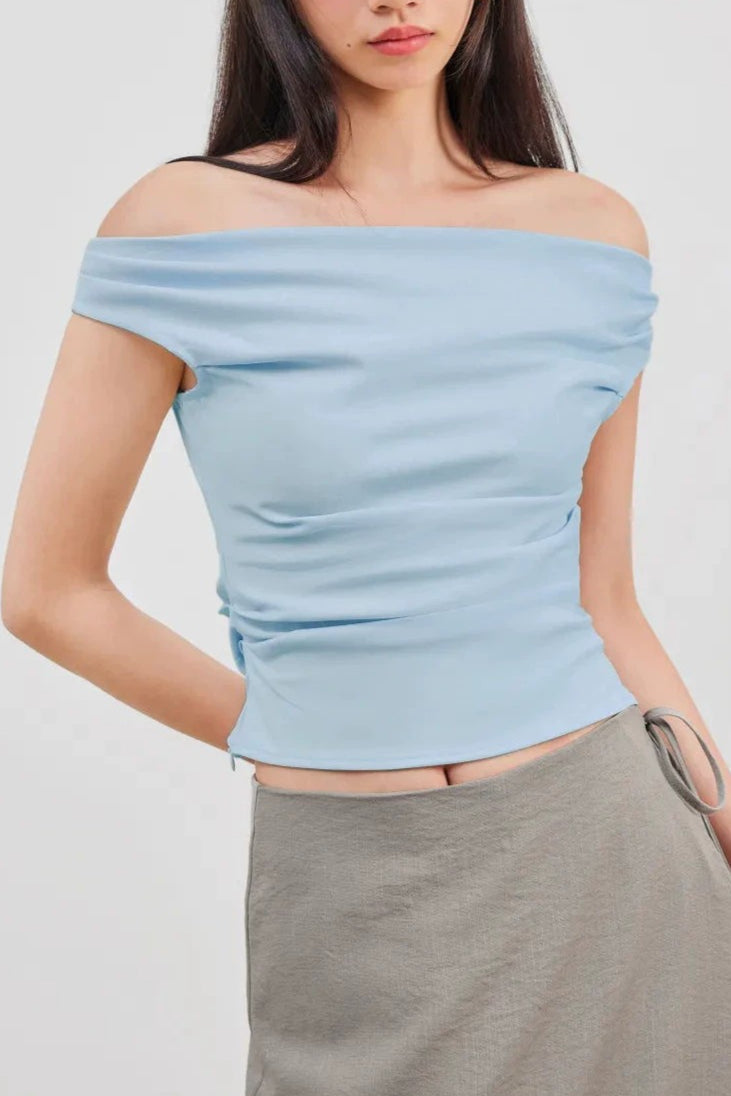 Ruched Crop Top