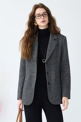 Vintage Inspired Heavy Wool Blazer
