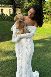 Backless Mesh Patchwork Maxi Dress 2
