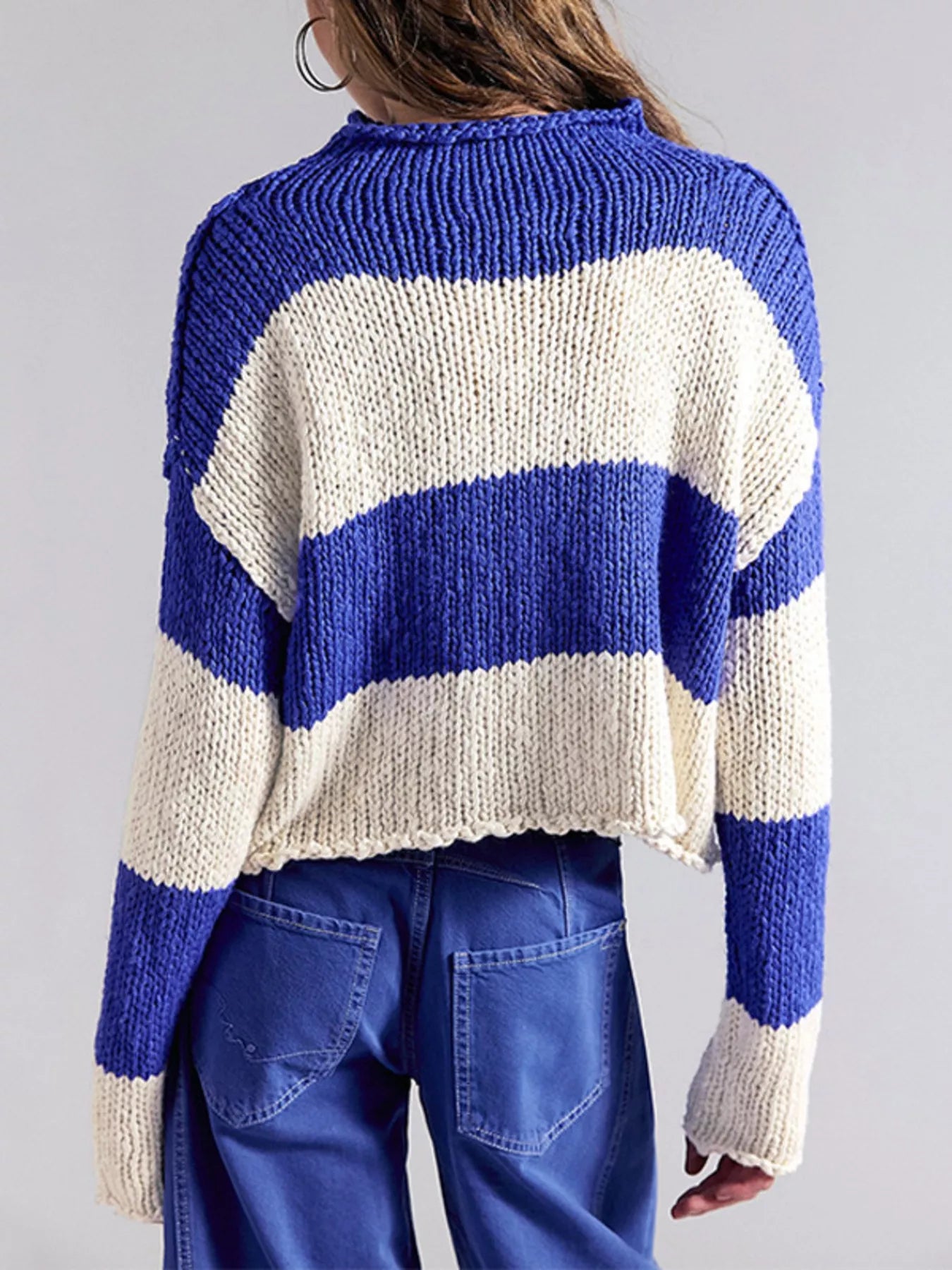 Chunky Knit Striped Sweater
