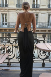 Sexy Backless Curve Fit Slip Dress