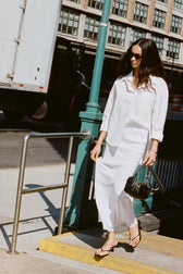 Elegant Cotton Button Front Blouse