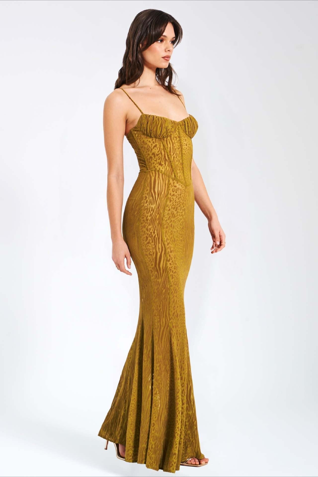 Leopard Print Slip Dress
