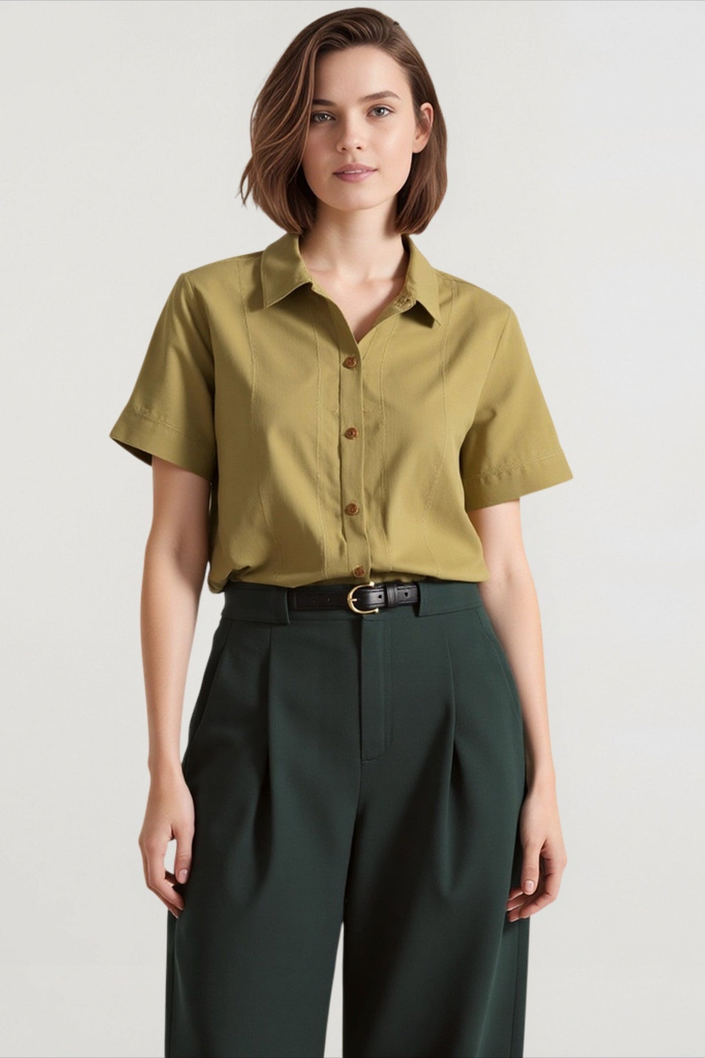 Vintage Linen Relaxed Blouse