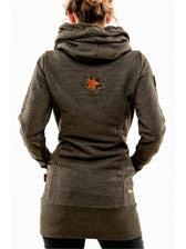 Hooded Drawstring Slim Fit Sweatshirt