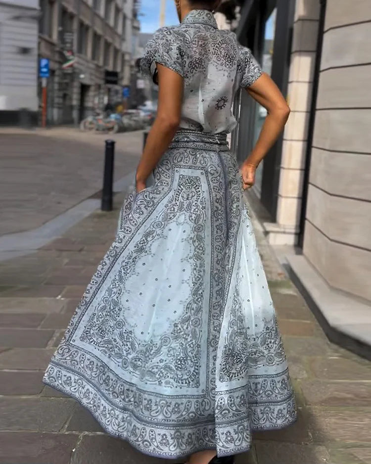 Adeleâ„?- Boho Print Two-Piece Set