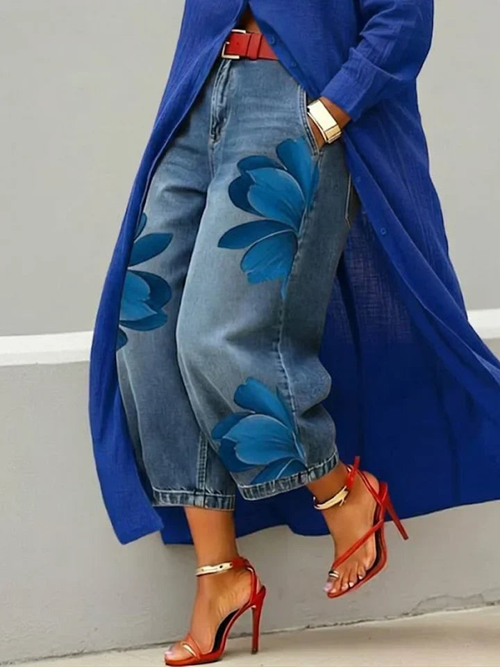 Victoria | Shirt Dress & Jeans Set