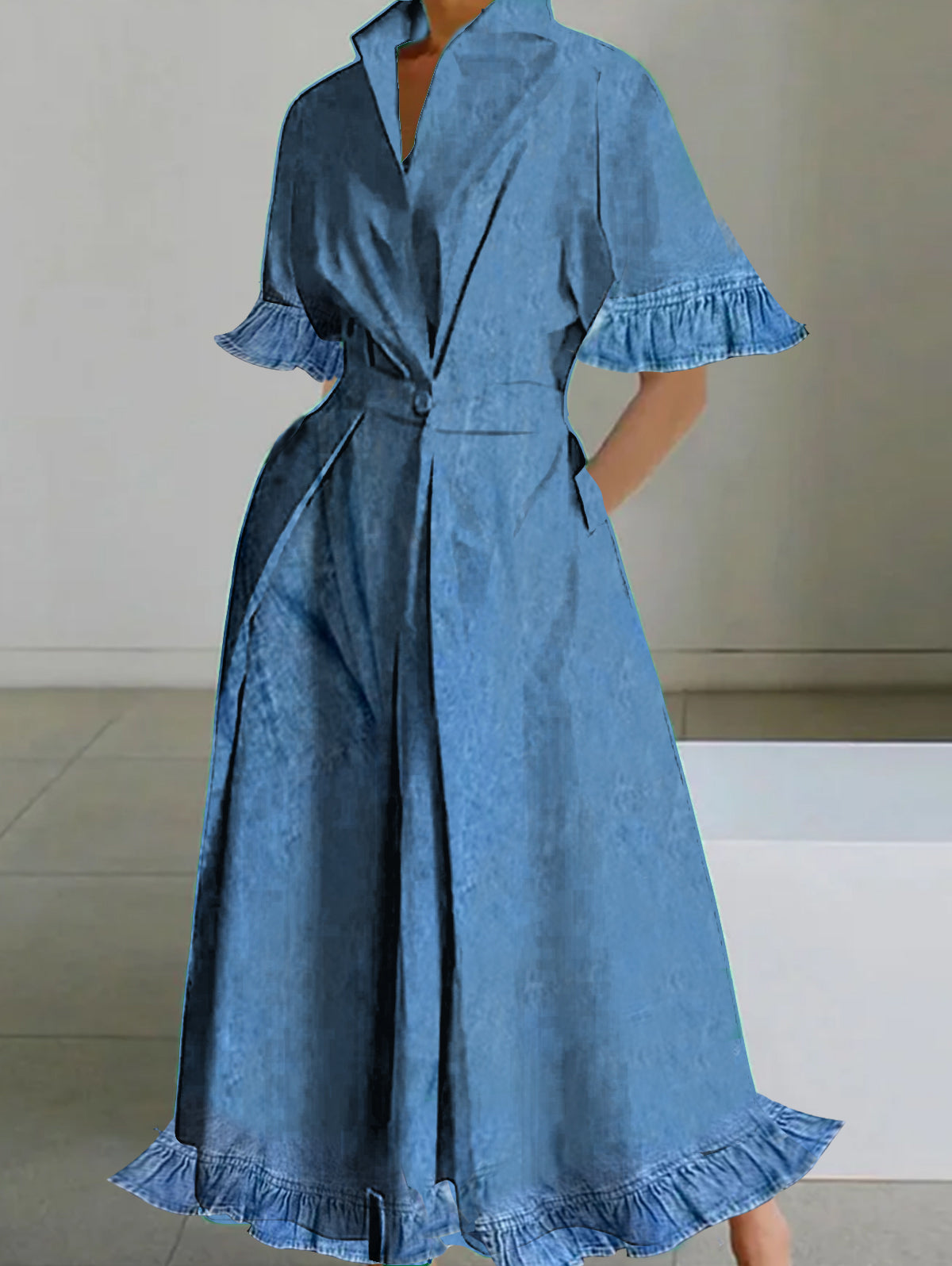 A Vintage Style Dress with Delicate Timeless Details