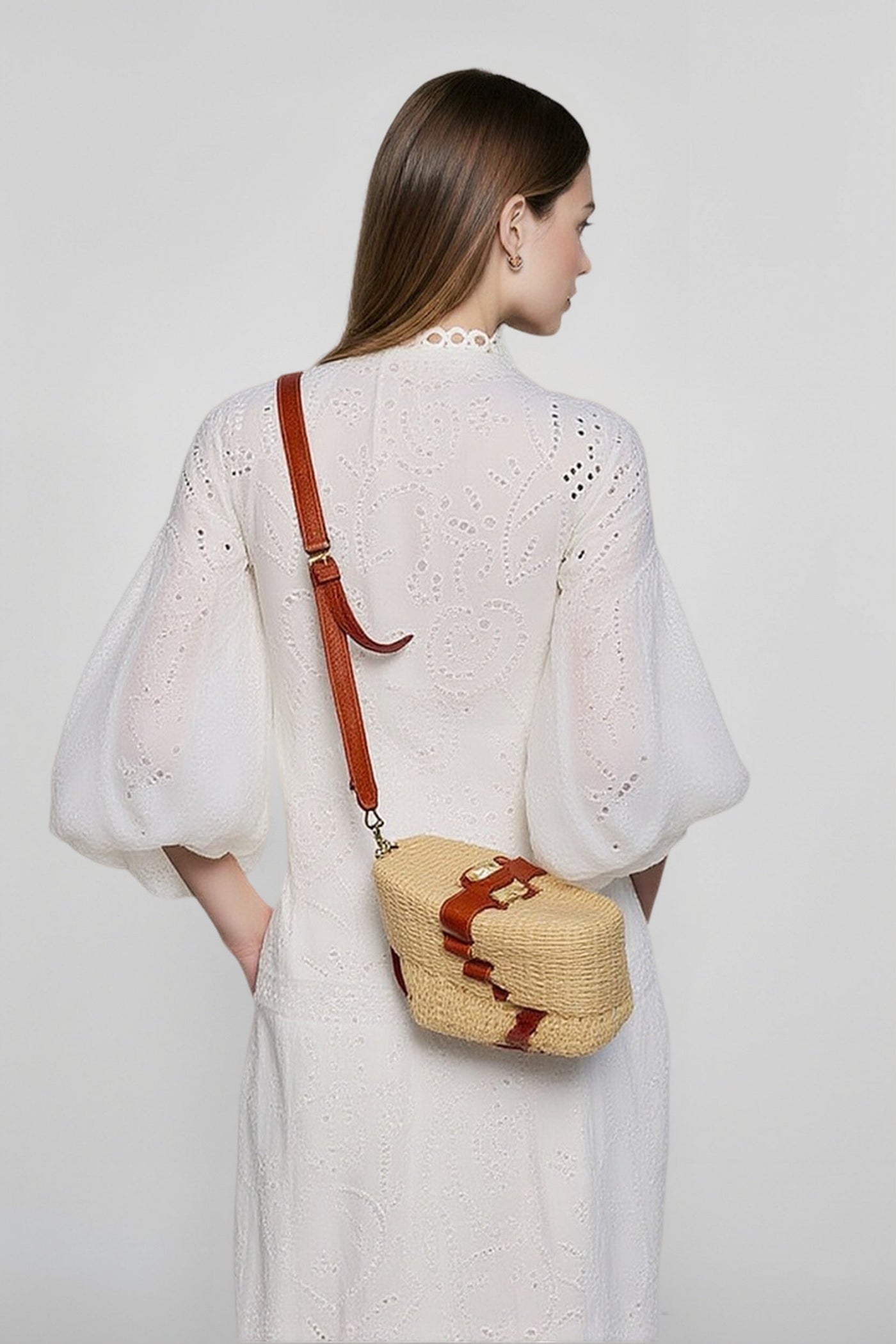Embroidered Midi Dress