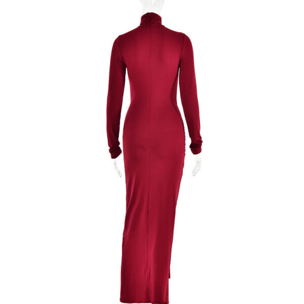 Roma Maxi Dress- Maroon