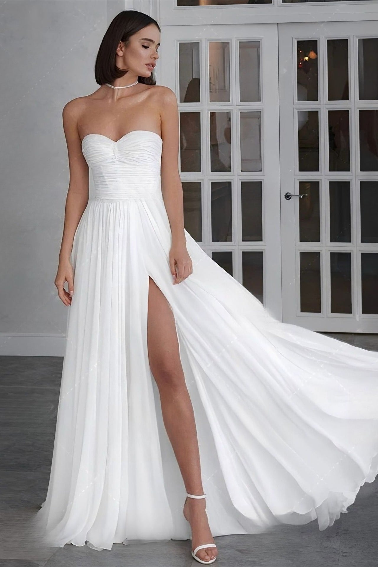 Strapless Ball Gown Prom Dress