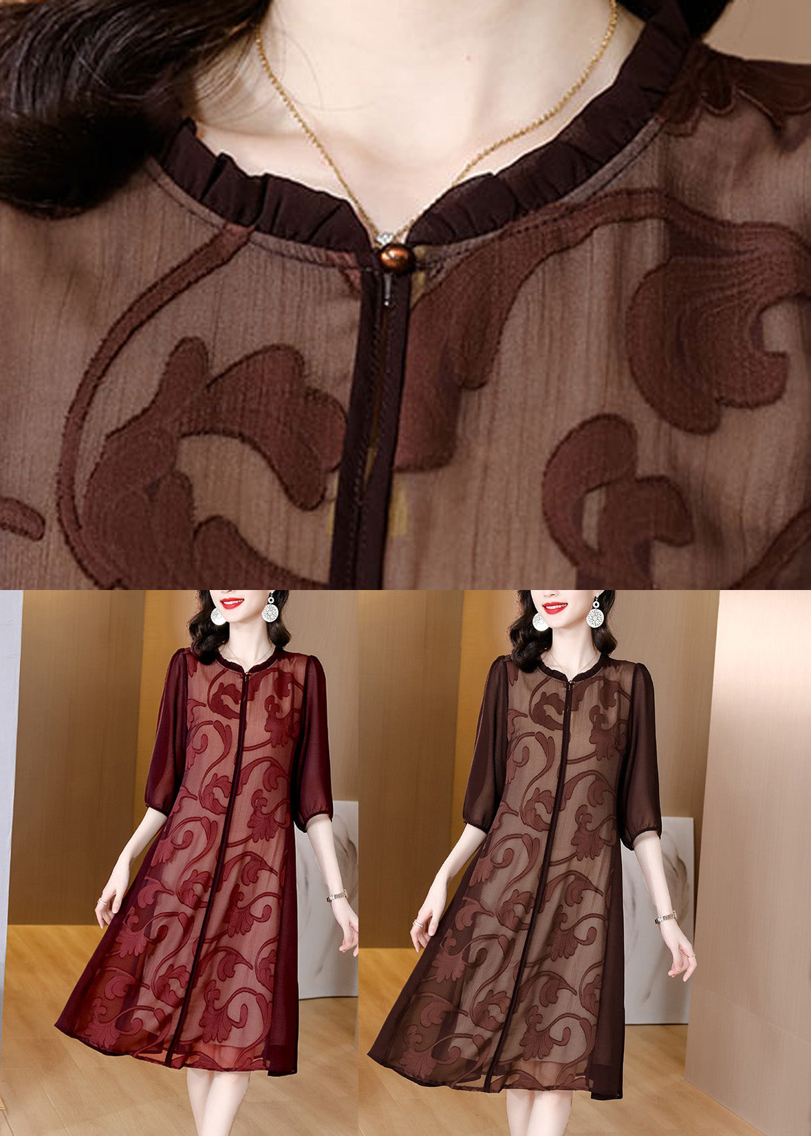 Beautifully Finished Dress in a Timeless Design