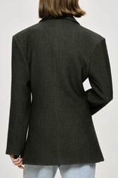 Elevated Relaxed Notch Lapel Blazer