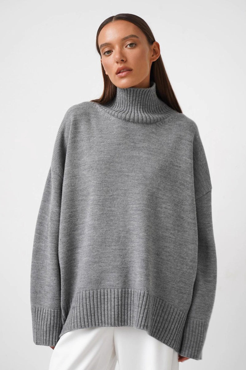 Turtleneck Knit Sweater