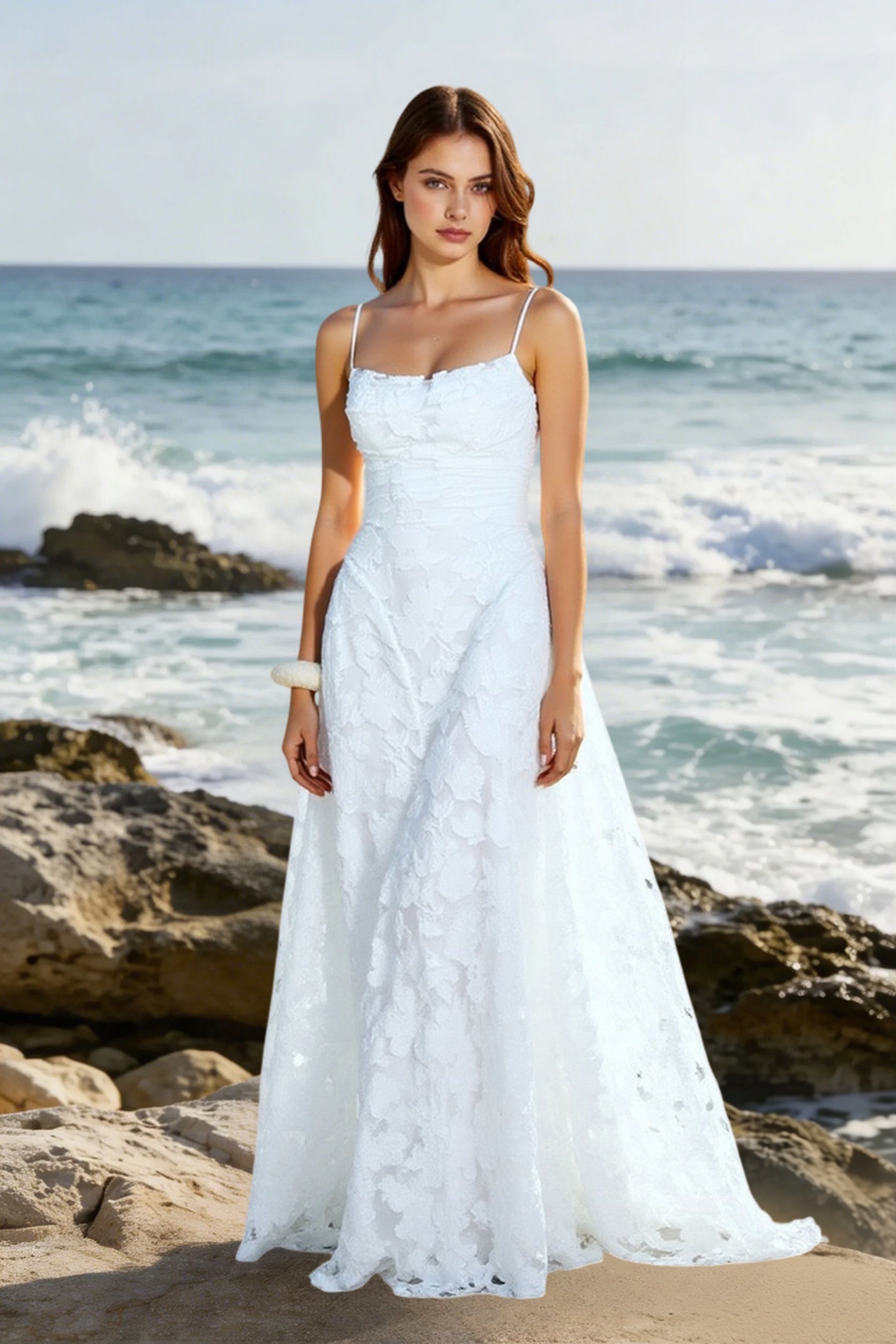 Backless Lace Maxi Dress
