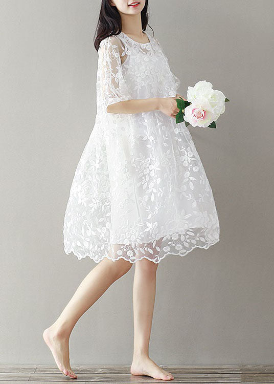 A Vintage Style Dress with Delicate Timeless Details