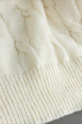 Long Sleeve Cable Knit Sweater Dress