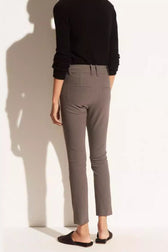 Cropped Straight High Waist Stretch Minimalist Pants