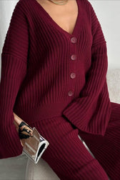 Knit Sweater Pants Knit Set