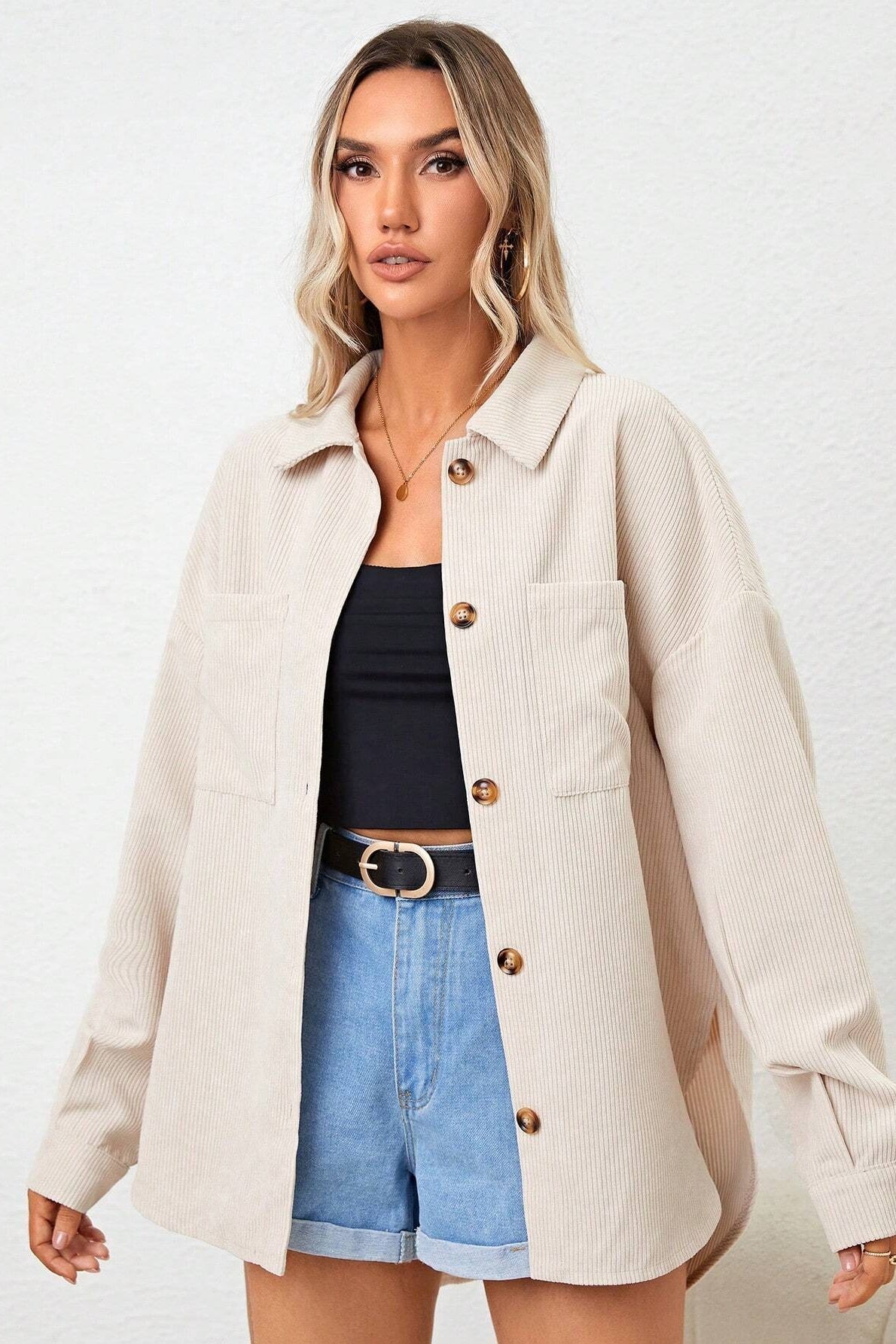 Corduroy Oversized Jacket