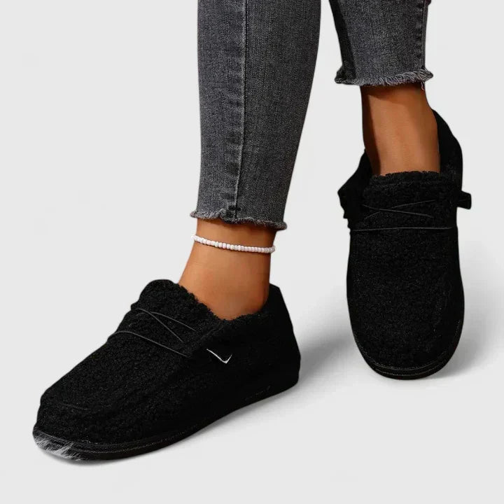 Slip On Sherpa Lined Moccasin Loafers